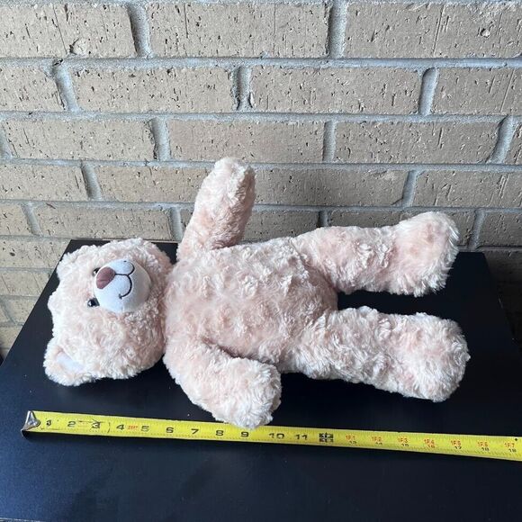 Two Build a Bear Workshop Teddy Plush Stuffed Tan Happy Hugs & Classic Brown - Picture 5 of 16